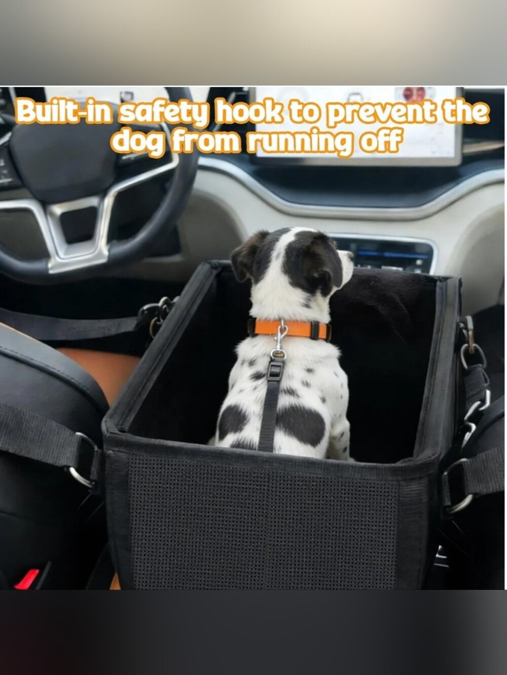 New 3 In 1 Center Console Small Pet Car Seat/Portable Carrier - Picture 3 of 9